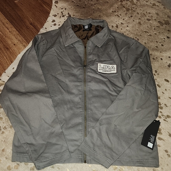 LIRA Gray Men's Jacket - Picture 1 of 7